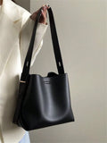 Sheeva Vegan Leather Bucket Shoulde