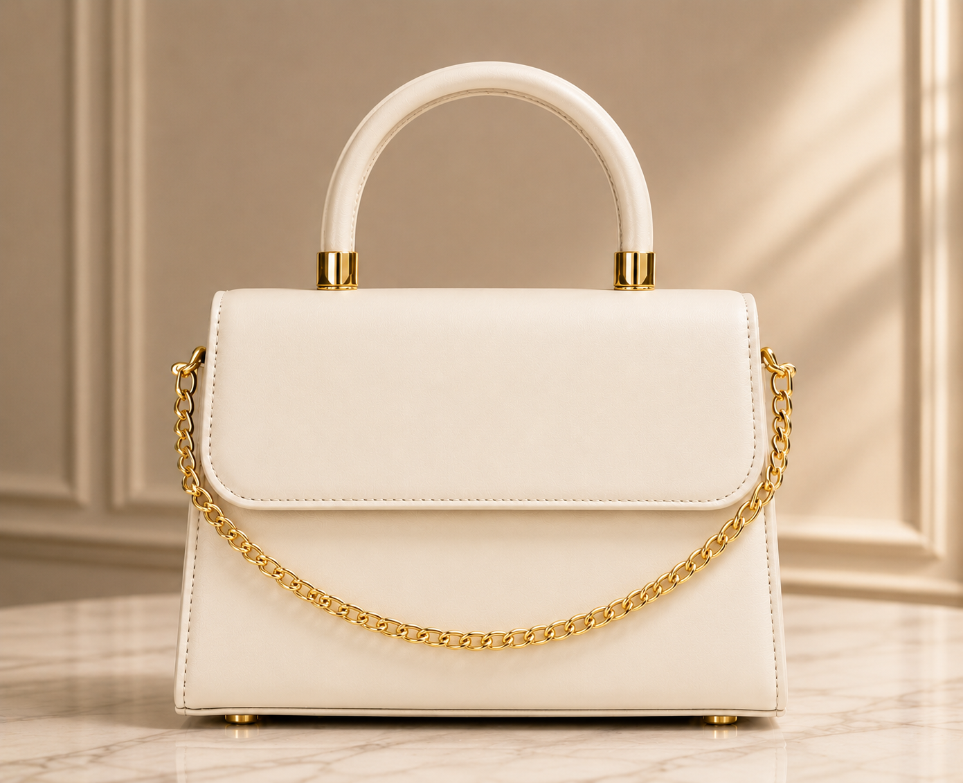 Sheeva Noir Luxe Top Handle Handbag
