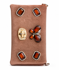 Sheeva Luxury Crystal Embellished Clutch Bag