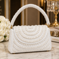 Sheeva Golden Zardozi Beaded Clutch Handbag