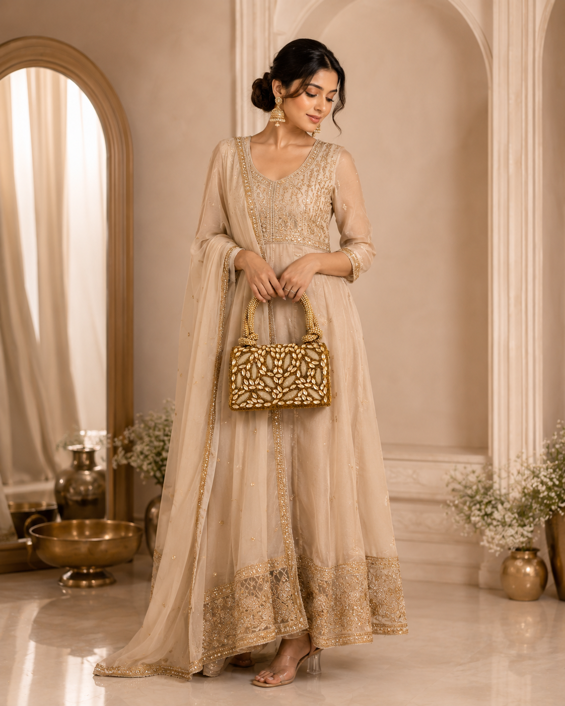 Sheeva Crystal Luxury Party & Bridal Purse
