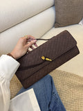 Sheeva Hand-Woven Envelope Evening Clutch Bag