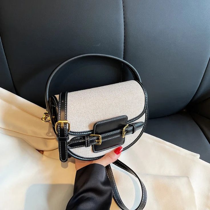 Sheeva Classic Buckle Crossbody Bag
