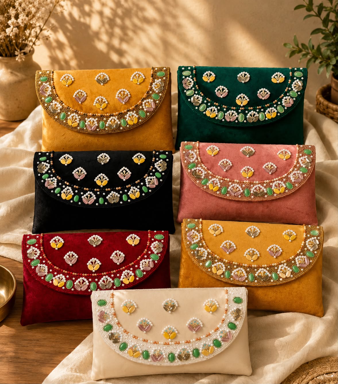 Sheeva Ethnic Party & Wedding Wear Handbag