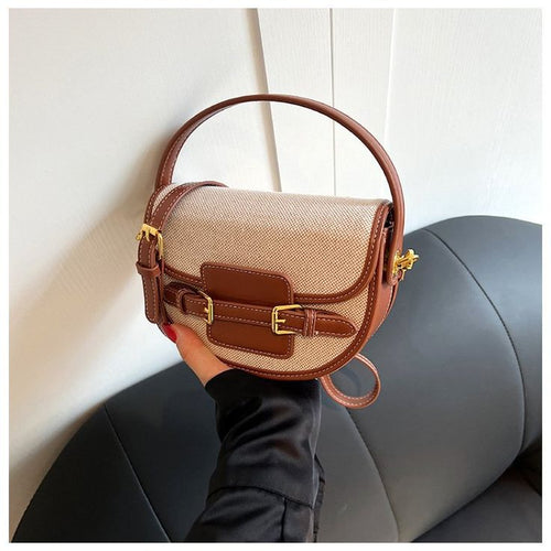 Sheeva Classic Buckle Crossbody Bag